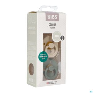 Packshot Bibs 2 Fopspeen Symmetric Duo Vanilla/pine 2