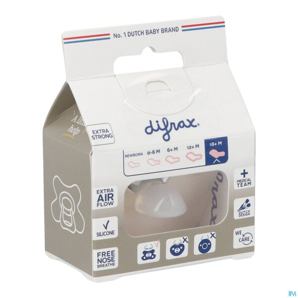 Packshot Difrax Fopspeen Sil Dental Xtr Sterk +18m 342