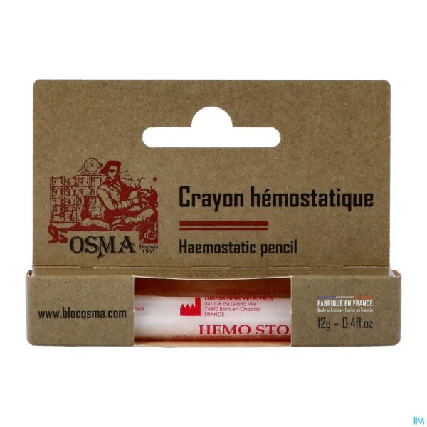 Packshot Pharmex Hemo-stop Bloedstelpende Stift 12g