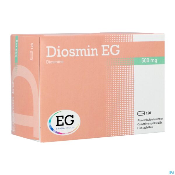 Packshot Diosmin EG 500Mg Filmomh Tabl 120 Packshot Diosmin EG 500Mg Filmomh Tabl 120