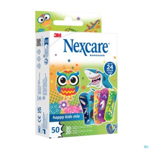 Packshot Nexcare 3m Happy Kids Mix Pleister 50 N3-50-2p