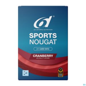 Packshot 6d Sports Nougat Cranberry 6x35g