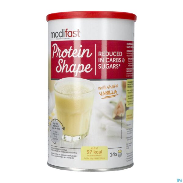 Packshot Modifast Protein Shape Vanilla Milkshake 420g