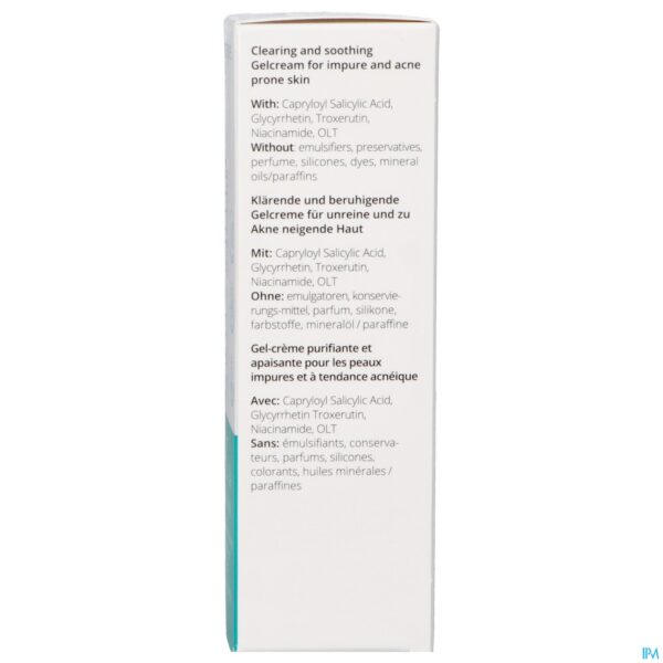 Packshot Zeitschild Derma System Clear Acne Sens.gelcr.30ml