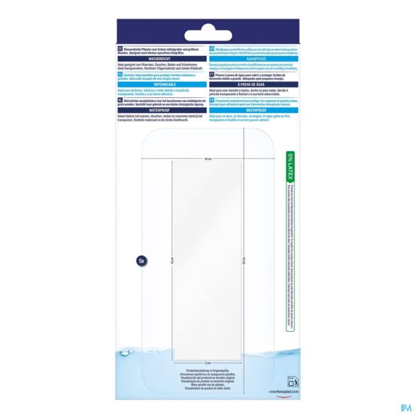 Packshot Hansaplast Aqua Protect 4xl Strips 5 Packshot Hansaplast Aqua Protect 4xl Strips 5