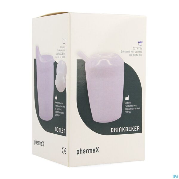 Packshot Pharmex Drinkbeker Plastiek