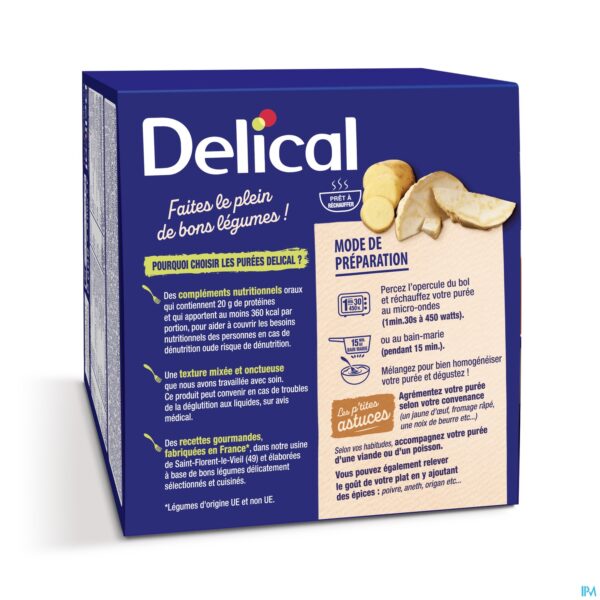 Packshot Delical Puree Selderij Aardappelen Hphc 4x200g