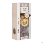 Packshot Bibs 2 Fopspeen Duo Liberty Garden Strawber.pale 2