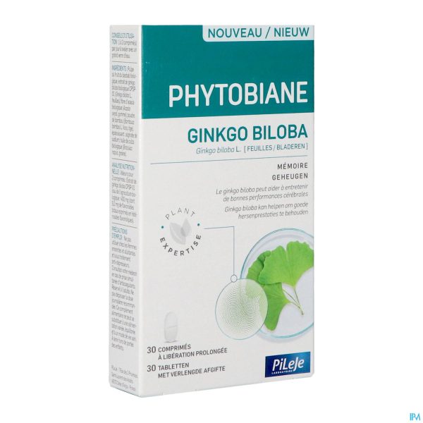 Packshot Phytobiane Ginkgo Tabl 30
