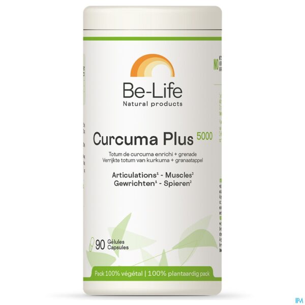 Packshot Curcuma Plus 5000 Be Life Caps 90