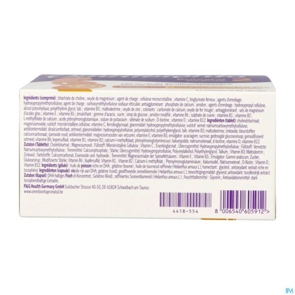 Packshot Omnibionta Pronatal 2 Zwanger 12wek Tabl84+caps84