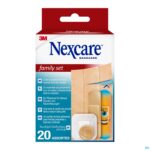 Packshot Nexcare 3m Family Set Assortiment Pleisters 20