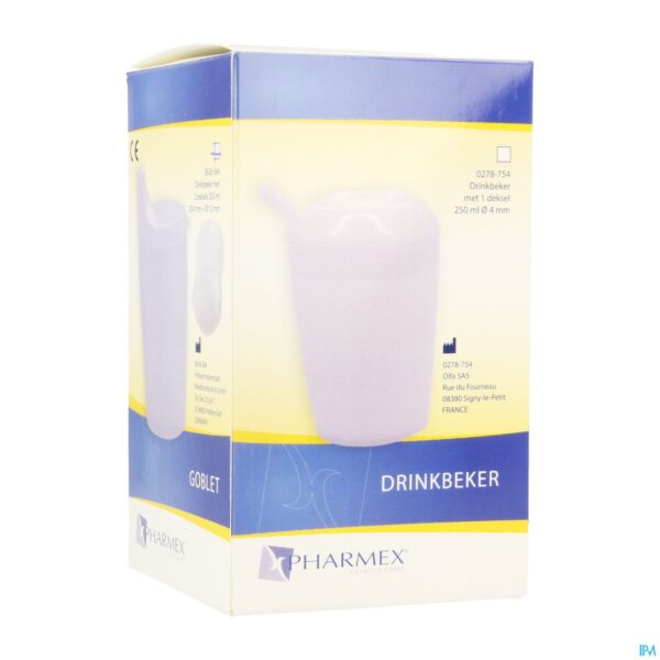 Packshot Pharmex Drinkbeker Plastiek