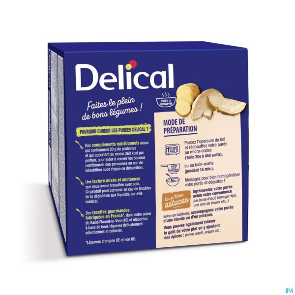 Packshot Delical Puree Selderij Aardappelen Hphc 4x200g