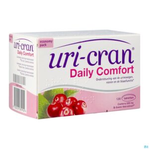 Packshot Uri-cran Daily Comfort Tabl 120