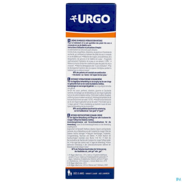 Packshot Urgo Zeer Droge Gekloofde Voeten Filmo Foam 125ml