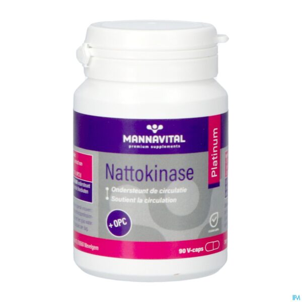 Productshot Mannavital Nattokinase Platinium V-caps 90