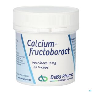 Packshot Calciumfructoboraat V-caps 60 Deba