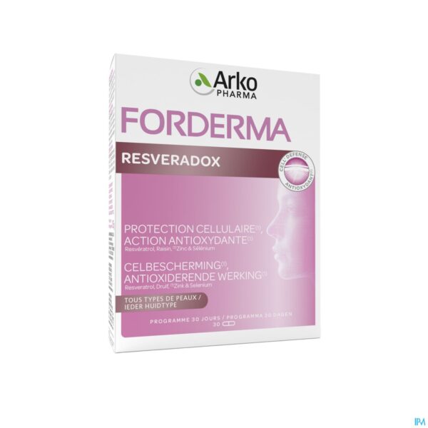 Packshot Forderma Resveradox Caps 30
