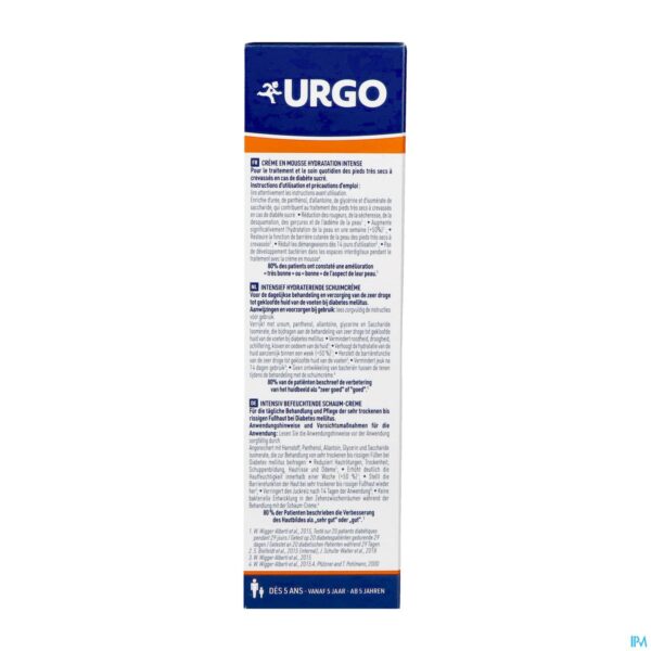 Packshot Urgo Zeer Droge Gekloofde Voeten Filmo Foam 125ml