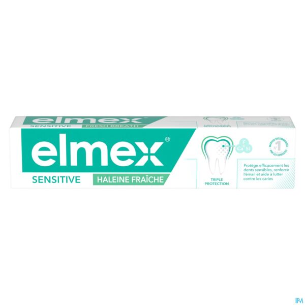 Packshot Elmex Sensitive Tandpasta Fresh Breath 75ml Packshot Elmex Sensitive Tandpasta Fresh Breath 75ml