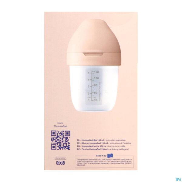 Packshot Difrax Mammafeel Zuigfles 150ml