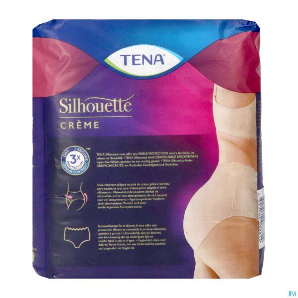 Packshot Tena Silhouette Plus Creme Hoge Taille M 9