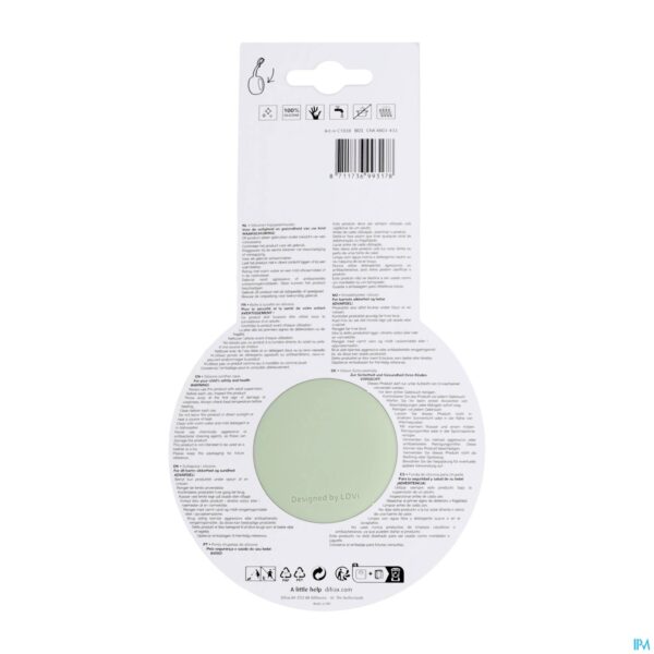 Packshot Difrax Silicone Fopspeendoosje Pistachio