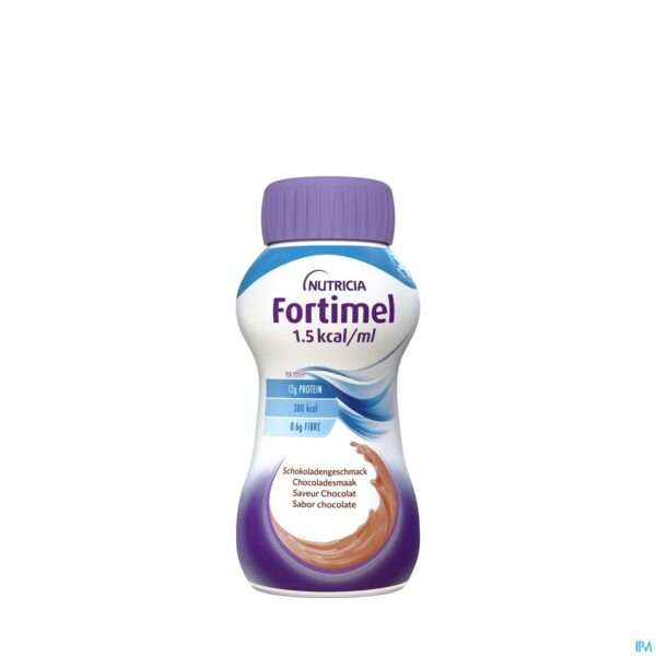 Productshot Fortimel 1.5kcal Chocolade 4x200ml
