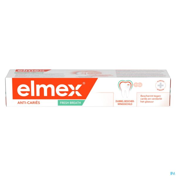 Packshot Elmex A/caries Tandpasta Fresh Breath 75ml