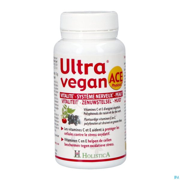 Packshot Ultra Vegan Ace Caps 40 Holistica