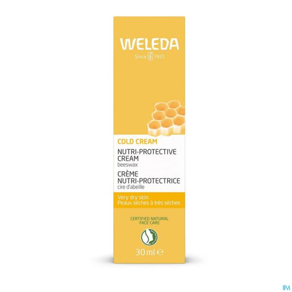 Packshot Weleda Cold Cream Gezichtscreme 30ml