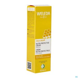 Packshot Weleda Cold Cream Gezichtscreme 30ml