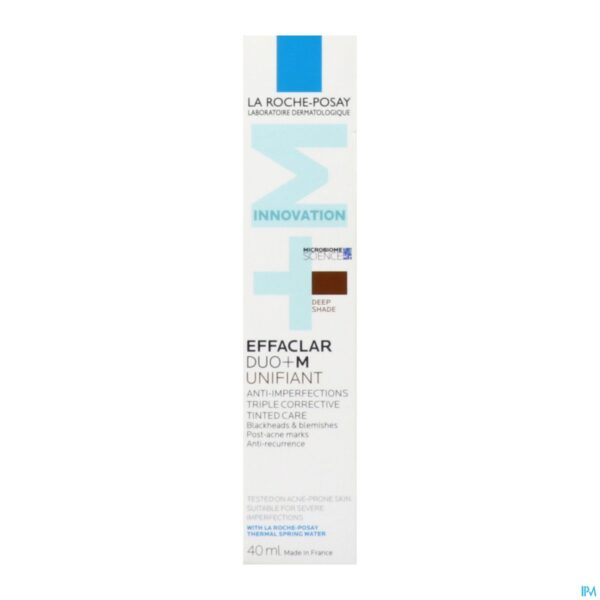 Packshot Lrp Effaclar Duo +m Creme Unifiant Deep 40ml Packshot Lrp Effaclar Duo +m Creme Unifiant Deep 40ml