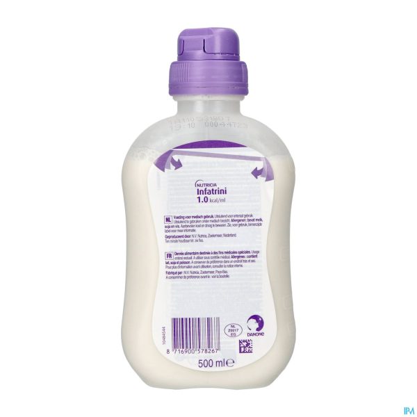 Packshot Infatrini 0-18m Fl 500ml Packshot Infatrini 0-18m Fl 500ml