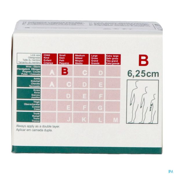 Packshot Pharmex Elastisch Buis Steunverband B 6,25cmx1m