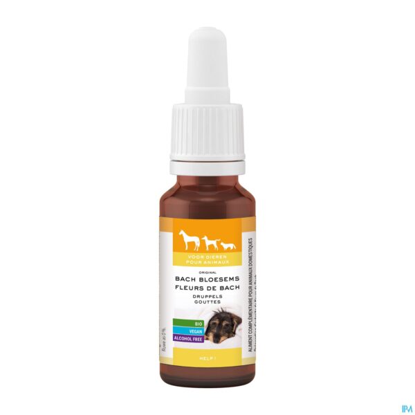 Productshot Bachbloesem Dieren Help Druppels 20ml