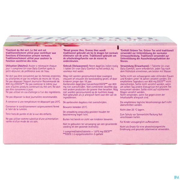 Packshot Uri-cran Daily Comfort Tabl 120