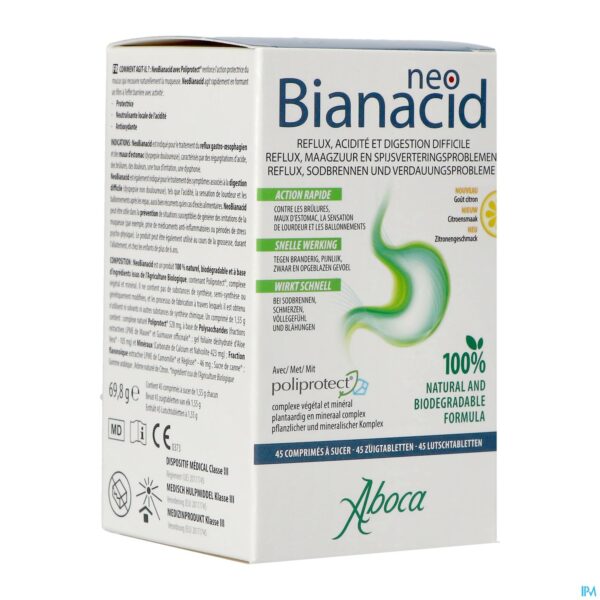 Packshot Neobianacid Citroen Tabl 45 Packshot Neobianacid Citroen Tabl 45