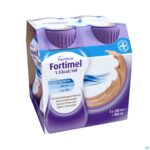 Packshot Fortimel 1.5kcal Chocolade 4x200ml