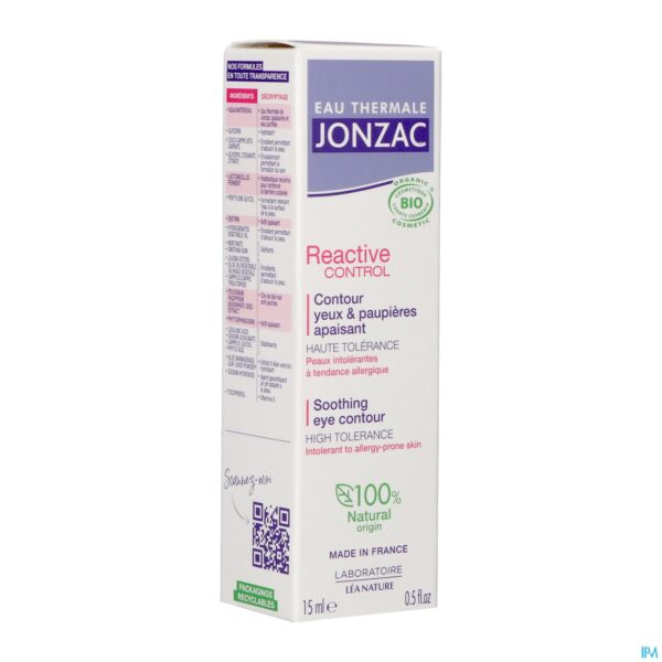 Packshot Jonzac Reactive Control Contour Yeux 15ml Packshot Jonzac Reactive Control Contour Yeux 15ml