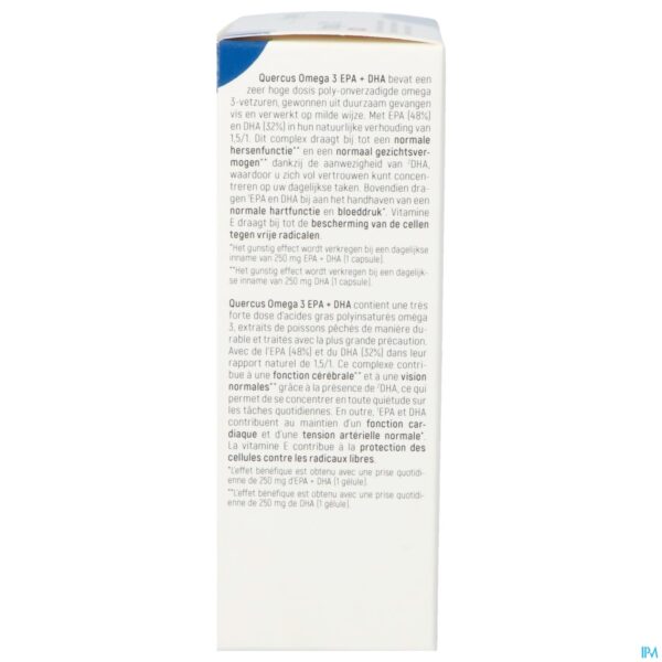 Packshot Quercus Omega 3 Epa + Dha Caps 30