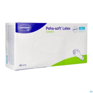 Packshot Peha Soft Handschoen Latex Comfort S 100 942021