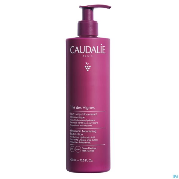 Packshot Caudalie Lichaam Voedende Verzorg.the Vignes 400ml