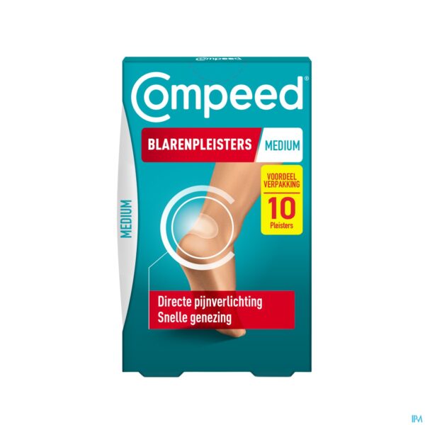 Packshot Compeed Blarenpleisters Medium Voordeelverpak. 10 Packshot Compeed Blarenpleisters Medium Voordeelverpak. 10