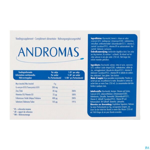 Packshot Andromas Zakjes 30