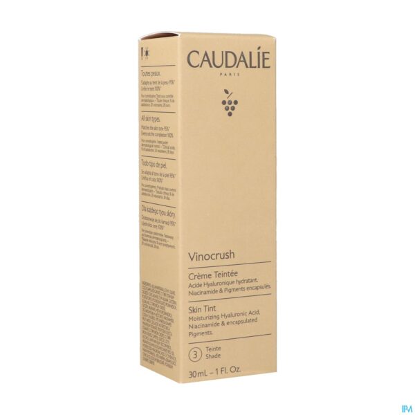 Packshot Caudalie Vinocrush Getinte Creme 3 30ml