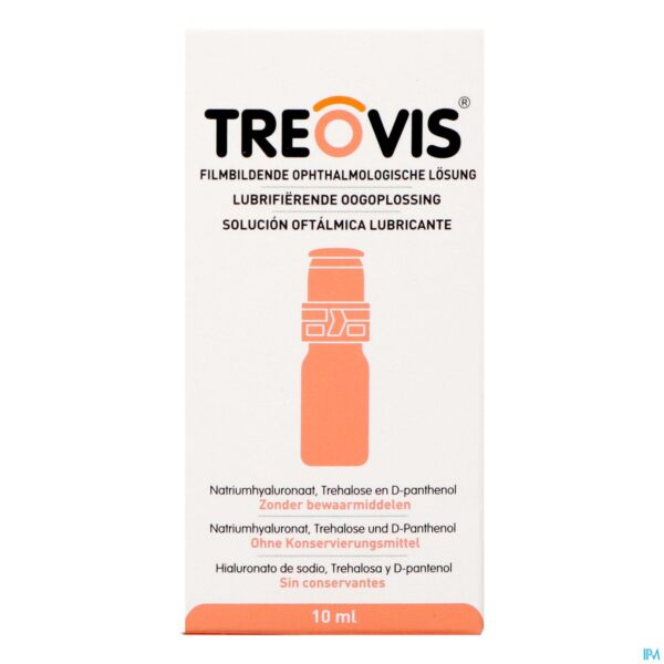 Packshot Treovis Lubrifierende Oogoplossing 10ml