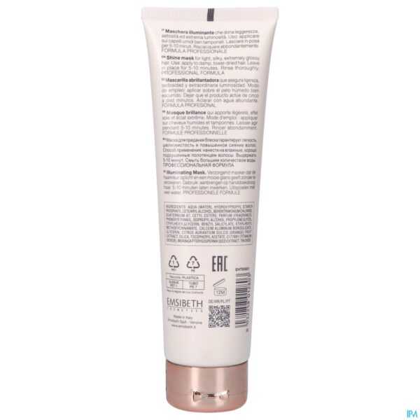 Packshot Ethe Shine Haarmasker-fijn Gekleurd Tube 150ml Packshot Ethe Shine Haarmasker-fijn Gekleurd Tube 150ml