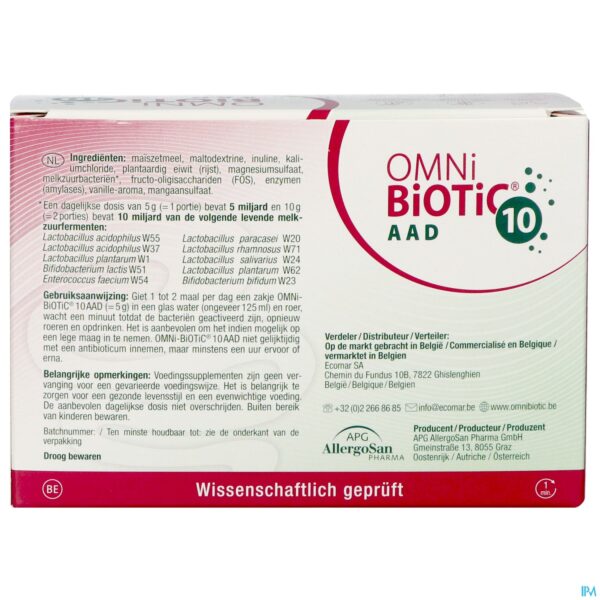Packshot Omni Biotic Aad 10 30x5g Packshot Omni Biotic Aad 10 30x5g